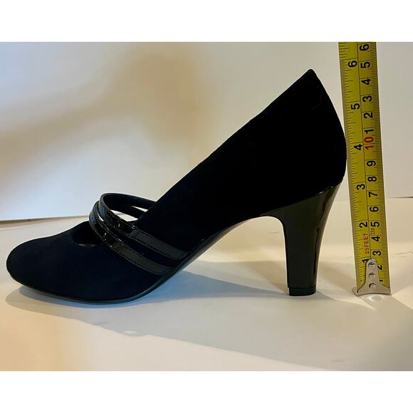 Giani Bernini Black Memory Foam Heels, Size 9, Vallay style - Picture 5 of 11